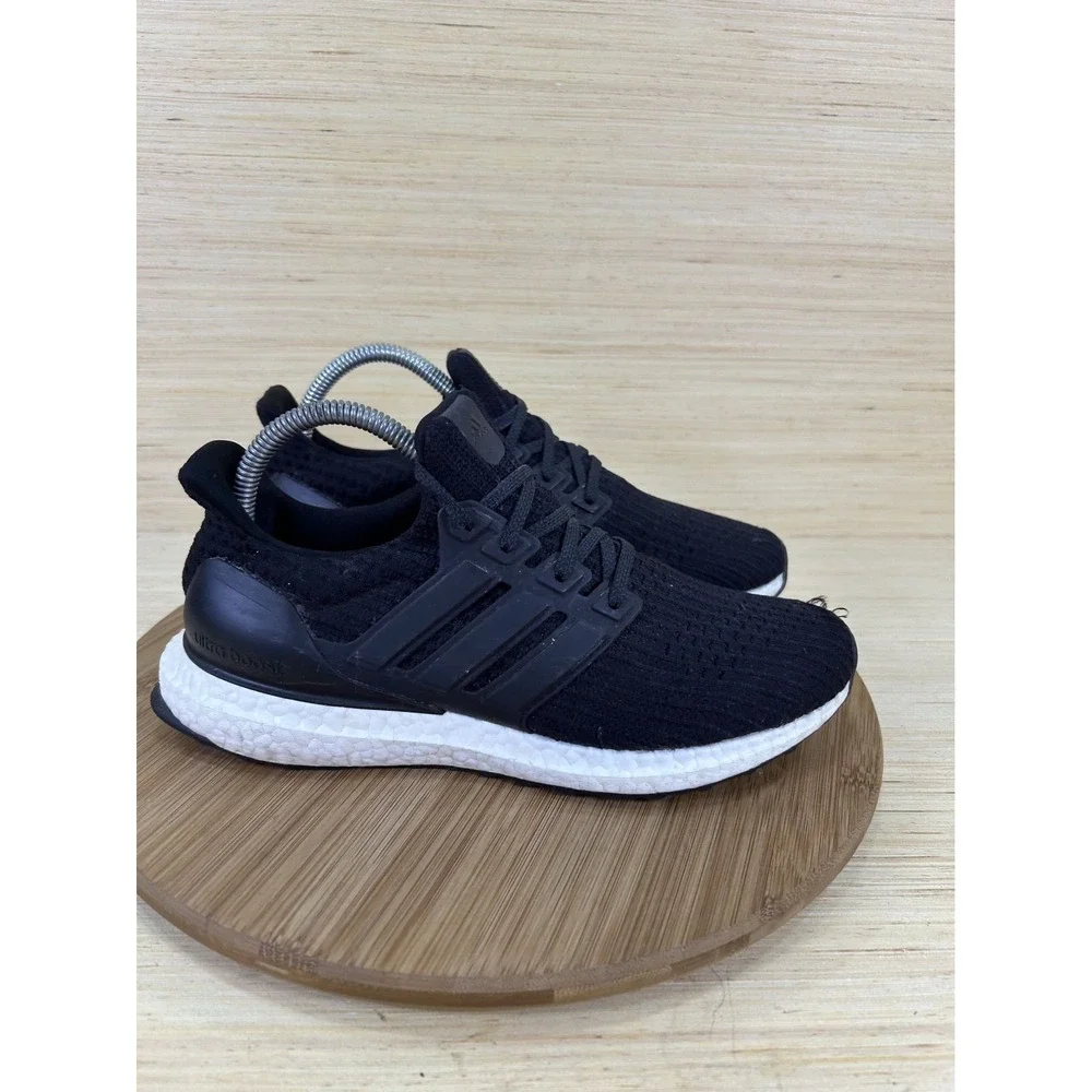 Adidas Ultraboost 4.0 Black White Athletic Running Shoes Womens Size 8 BB6149